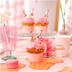 5 stk. Penislys metallic rose guld – Sjov kagepynt til polterabend & festlig stemning 5 stk. Penislys metallic rose guld – Sjov kagepynt til polterabend & festlig stemning