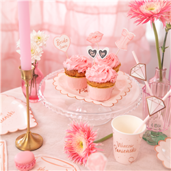 6 stk. Cupcake Skilte Bride Team Mix – Perfekt til Polterabend Dekoration 6 stk. Cupcake Skilte Bride Team Mix – Perfekt til Polterabend Dekoration