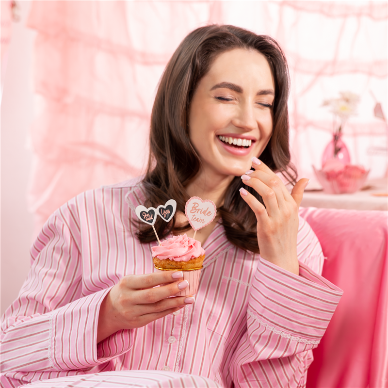 6 stk. Cupcake Skilte Bride Team Mix – Perfekt til Polterabend Dekoration 6 stk. Cupcake Skilte Bride Team Mix – Perfekt til Polterabend Dekoration