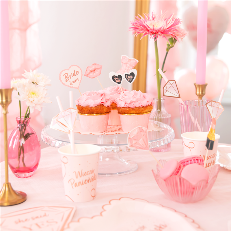 6 stk. Cupcake Skilte Bride Team Mix – Perfekt til Polterabend Dekoration 6 stk. Cupcake Skilte Bride Team Mix – Perfekt til Polterabend Dekoration