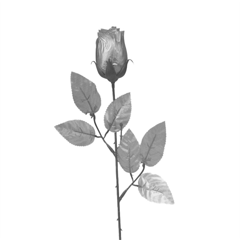 1 stk. Sølvfarvet Kunstrose – Elegance og Holdbarhed, 54 cm – Ideel til Festdekoration 1 stk. Sølvfarvet Kunstrose – Elegance og Holdbarhed, 54 cm – Ideel til Festdekoration