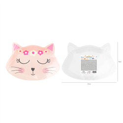 6 stk Paptallerken kat 20,5 x 15 cm 6 stk Paptallerken kat 20,5 x 15 cm