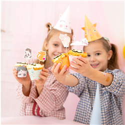6 stk Cupcake wrappers Muffinforme Katte 6 stk Cupcake wrappers Muffinforme Katte