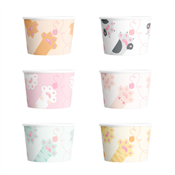 6 stk. Isbæger Katte Mixfarver 150 ml – Perfekt til Sommerfester & Fødselsdage 6 stk. Isbæger Katte Mixfarver 150 ml – Perfekt til Sommerfester & Fødselsdage