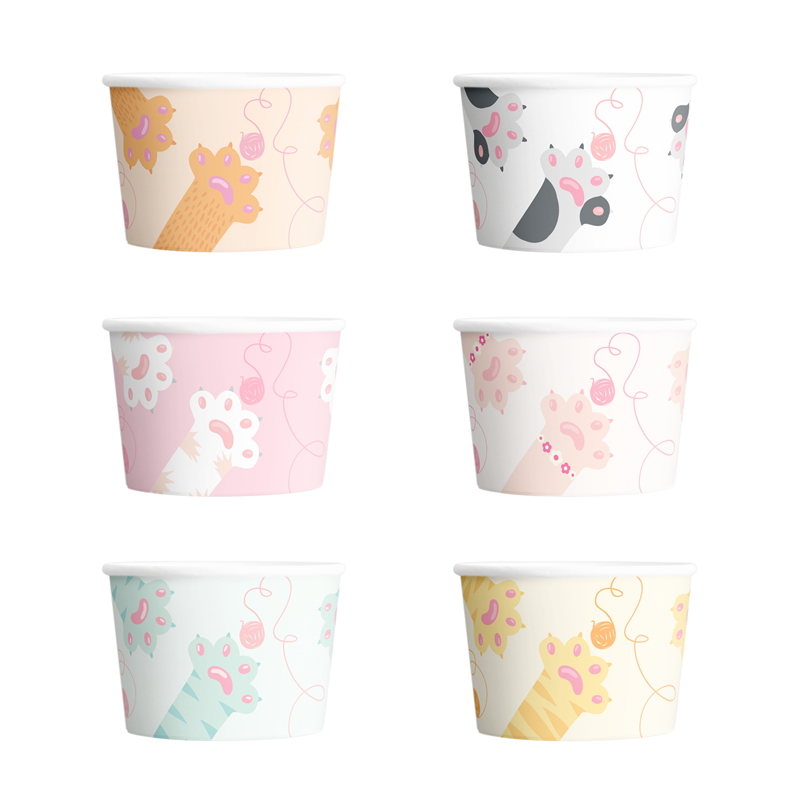 6 stk. Isbæger Katte Mixfarver 150 ml – Perfekt til Sommerfester & Fødselsdage 6 stk. Isbæger Katte Mixfarver 150 ml – Perfekt til Sommerfester & Fødselsdage