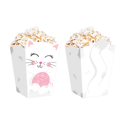 6 stk. Popcornboks Katte Tema Mixfarver – Perfekt til Børnefødselsdag & Fest 8,5x13,5 cm 6 stk. Popcornboks Katte Tema Mixfarver – Perfekt til Børnefødselsdag & Fest 8,5x13,5 cm