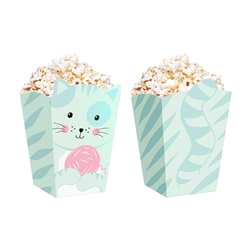 6 stk. Popcornboks Katte Tema Mixfarver – Perfekt til Børnefødselsdag & Fest 8,5x13,5 cm 6 stk. Popcornboks Katte Tema Mixfarver – Perfekt til Børnefødselsdag & Fest 8,5x13,5 cm