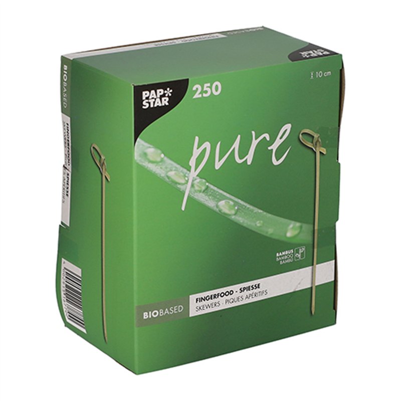 250 stk Cocktailpinde spyd bambus 10 cm 250 stk Cocktailpinde spyd bambus 10 cm