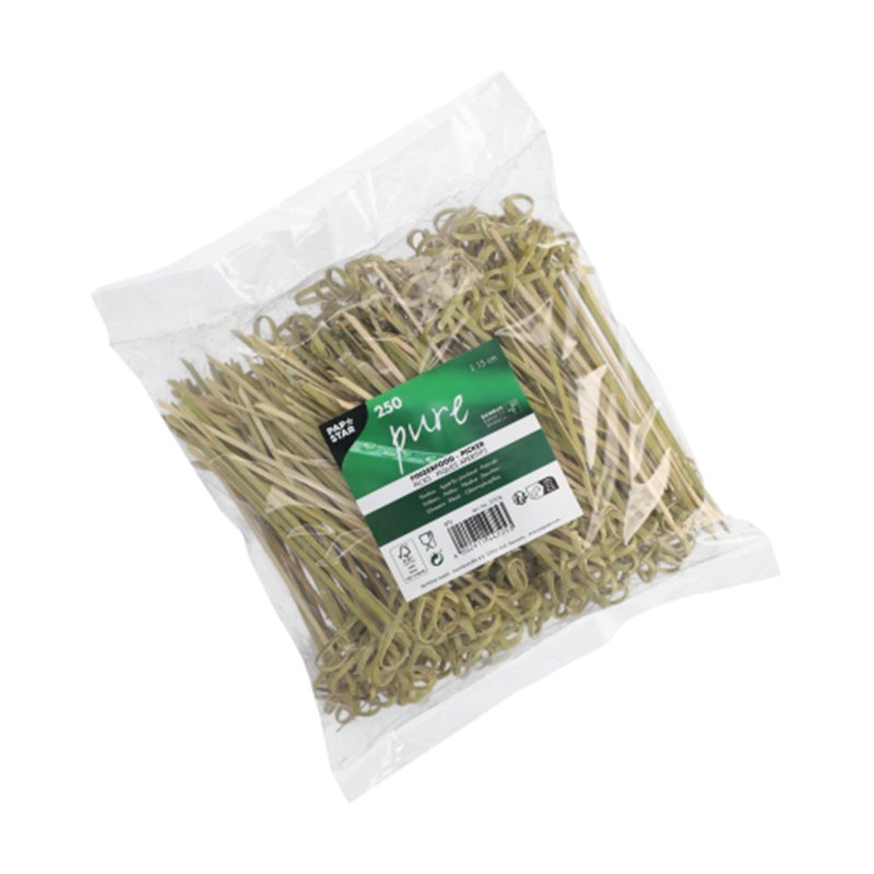 250 stk. Bambusspyd Naturlig 15 cm - Perfekt til Tapas og Festlige Anretninger 250 stk. Bambusspyd Naturlig 15 cm - Perfekt til Tapas og Festlige Anretninger
