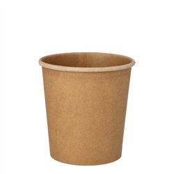 25 stk. Miljøvenlige 470 ml Suppe-/Isbægre i Brun Komposterbar Karton - Perfekt til Alle Anledninger 25 stk. Miljøvenlige 470 ml Suppe-/Isbægre i Brun Komposterbar Karton - Perfekt til Alle Anledninger