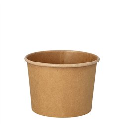 25 stk. Miljøvenlige 350 ml Suppe-/Isbægre i Brun Komposterbar Karton - Perfekt til Alle Anledninger 25 stk. Miljøvenlige 350 ml Suppe-/Isbægre i Brun Komposterbar Karton - Perfekt til Alle Anledninger