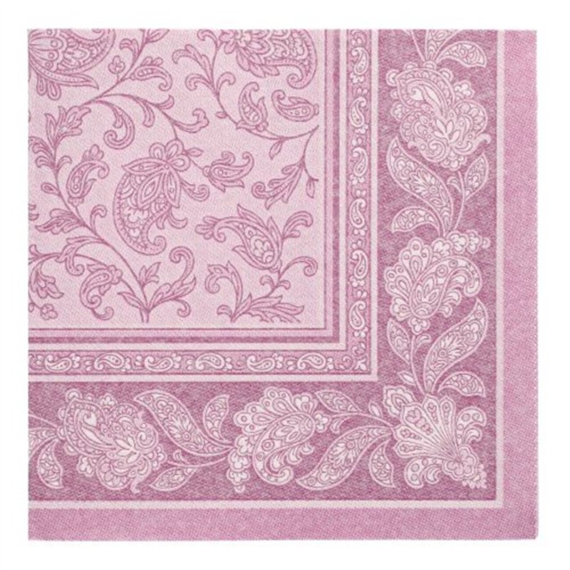 20 stk. Lilla Luksus Middagsservietter - Ornamenter Airlaid Elegance 40x40 cm 20 stk. Lilla Luksus Middagsservietter - Ornamenter Airlaid Elegance 40x40 cm