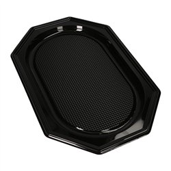 10 stk. Sorte Serveringsfade R-PET 45,5x30 cm – Elegance og holdbarhed til enhver fest