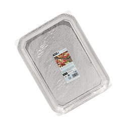 3 stk. Elegante Firkantede Serveringsfade i Aluminium – Perfekt til Festbuffet 35x26 cm 3 stk. Elegante Firkantede Serveringsfade i Aluminium – Perfekt til Festbuffet 35x26 cm