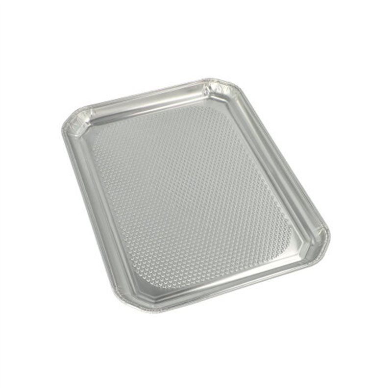 3 stk. Elegante Firkantede Serveringsfade i Aluminium – Perfekt til Festbuffet 35x26 cm 3 stk. Elegante Firkantede Serveringsfade i Aluminium – Perfekt til Festbuffet 35x26 cm