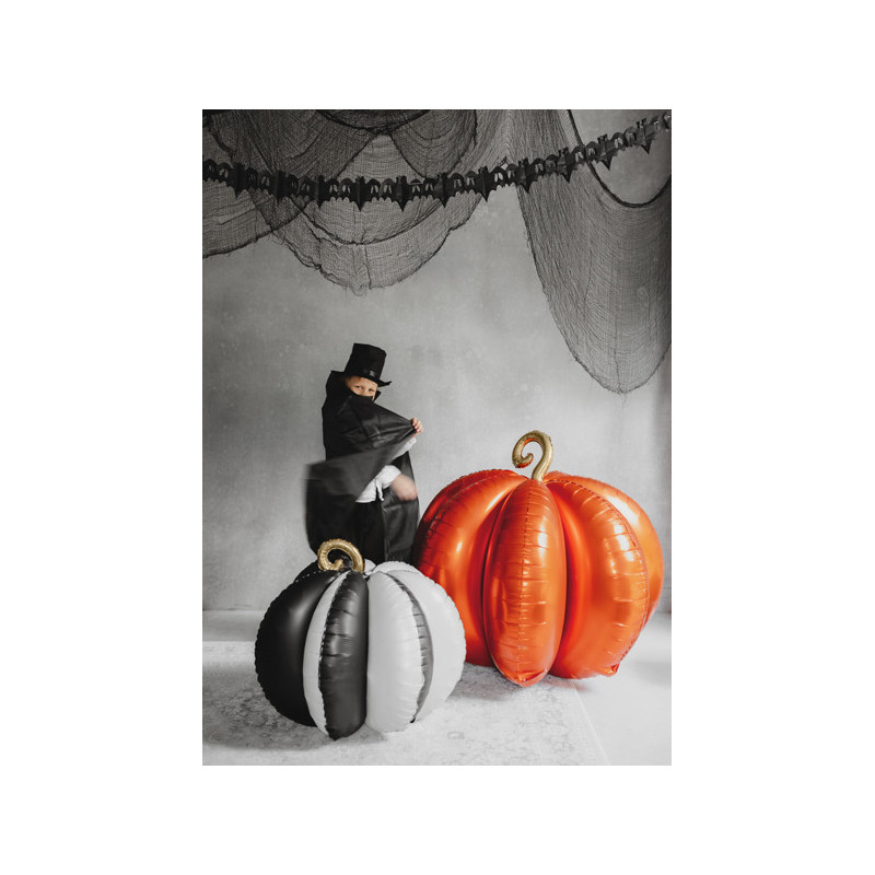 Standing Foil Balloon 3D Pumpkin, 58x58 cm, mix Standing Foil Balloon 3D Pumpkin, 58x58 cm, mix