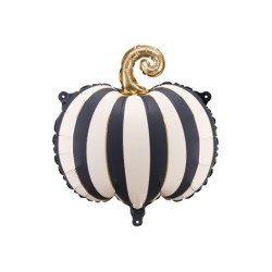 Foil Balloon Striped Pumpkin, 39x38 cm, mix Foil Balloon Striped Pumpkin, 39x38 cm, mix