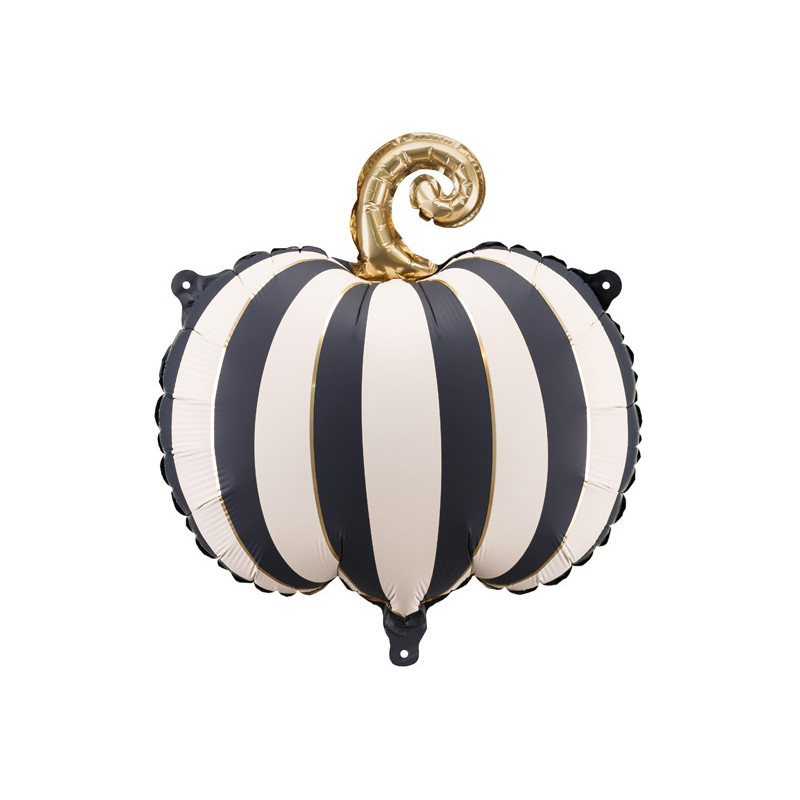 Foil Balloon Striped Pumpkin, 39x38 cm, mix Foil Balloon Striped Pumpkin, 39x38 cm, mix