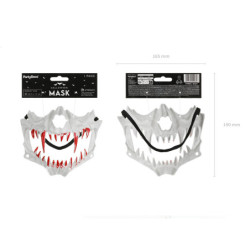 Skull mask, 16.5x14cm, mix Skull mask, 16.5x14cm, mix