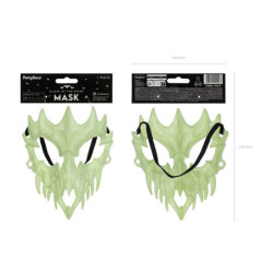 Glow in the dark Skull mask, 14.5x18cm, mix Glow in the dark Skull mask, 14.5x18cm, mix