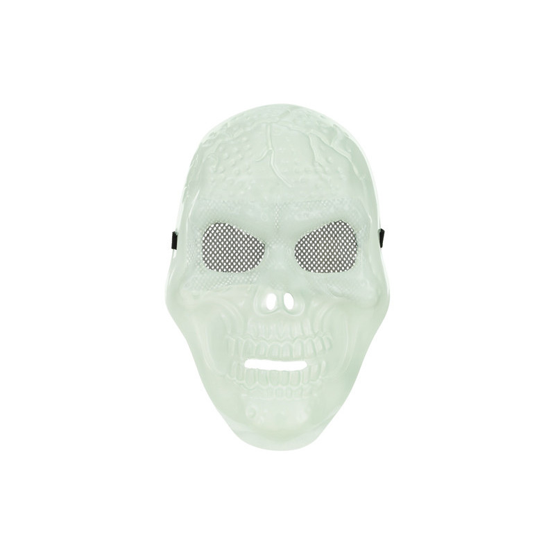Glow in the dark Skull mask, 17x27cm, mix Glow in the dark Skull mask, 17x27cm, mix