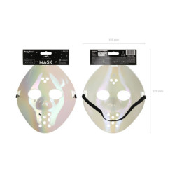 Hockey mask, 20x24cm, white Hockey mask, 20x24cm, white