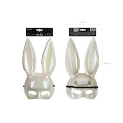 Bunny mask, 16.5x34cm, white Bunny mask, 16.5x34cm, white