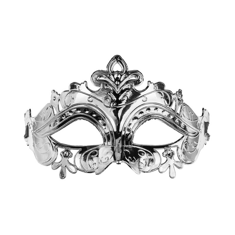 Carnival mask, 17x9 cm, silver Carnival mask, 17x9 cm, silver