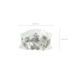 Carnival mask, 17x9 cm, silver Carnival mask, 17x9 cm, silver