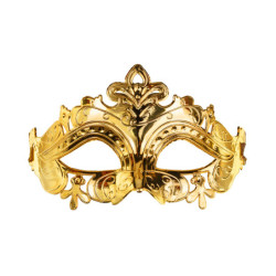 Carnival mask, 17x9 cm, dark gold Carnival mask, 17x9 cm, dark gold