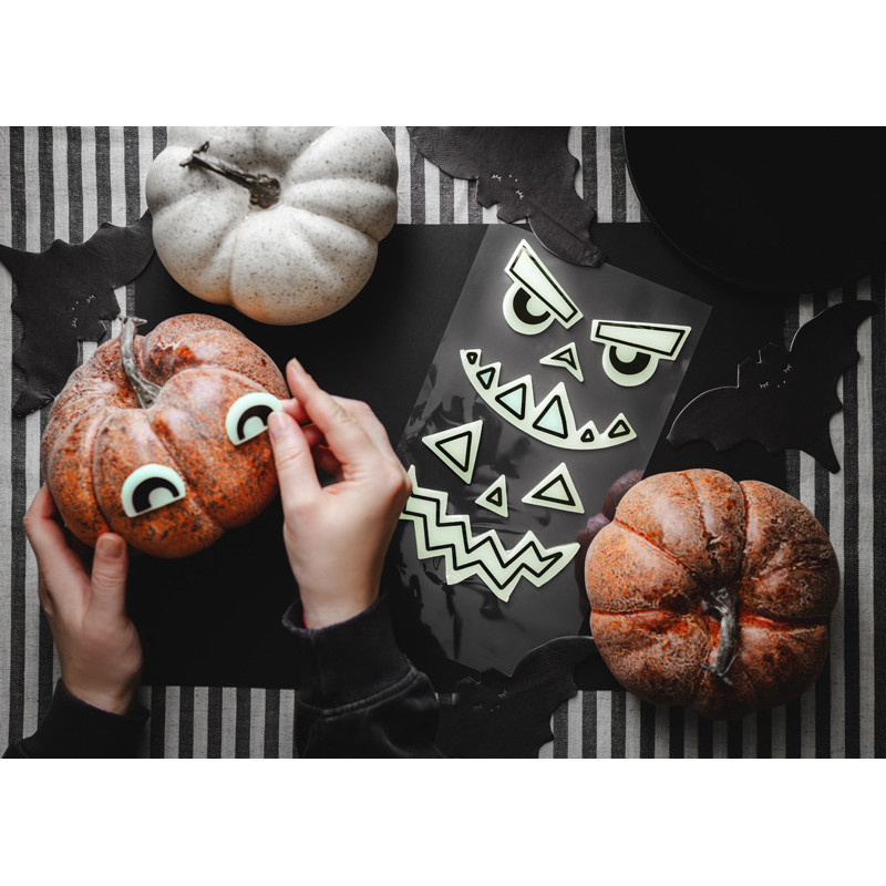 Gel Pumpkin stickers (1 pkt / 2 pc.) Gel Pumpkin stickers (1 pkt / 2 pc.)