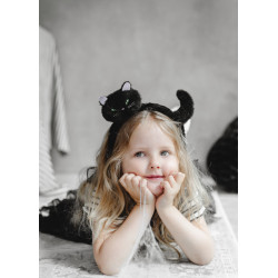 Cat Headband, 23.5x18 cm, black Cat Headband, 23.5x18 cm, black