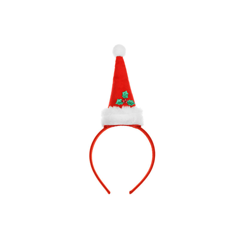 Santa Hat Headband, 11x26.5cm, mix Santa Hat Headband, 11x26.5cm, mix