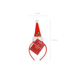 Santa Hat Headband, 11x26.5cm, mix Santa Hat Headband, 11x26.5cm, mix