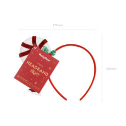 Candy Cane Headband, 18.5x15.5cm, mix Candy Cane Headband, 18.5x15.5cm, mix