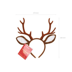 Reindeer Antlers Headband, 26x28.5cm, mix Reindeer Antlers Headband, 26x28.5cm, mix