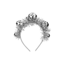 Disco Ball Headband, 17.5x17.5 cm, silver Disco Ball Headband, 17.5x17.5 cm, silver