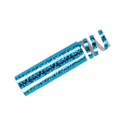 Holographic Streamers, light blue, 3.8 m (1 pkt / 18 pc.) Holographic Streamers, light blue, 3.8 m (1 pkt / 18 pc.)