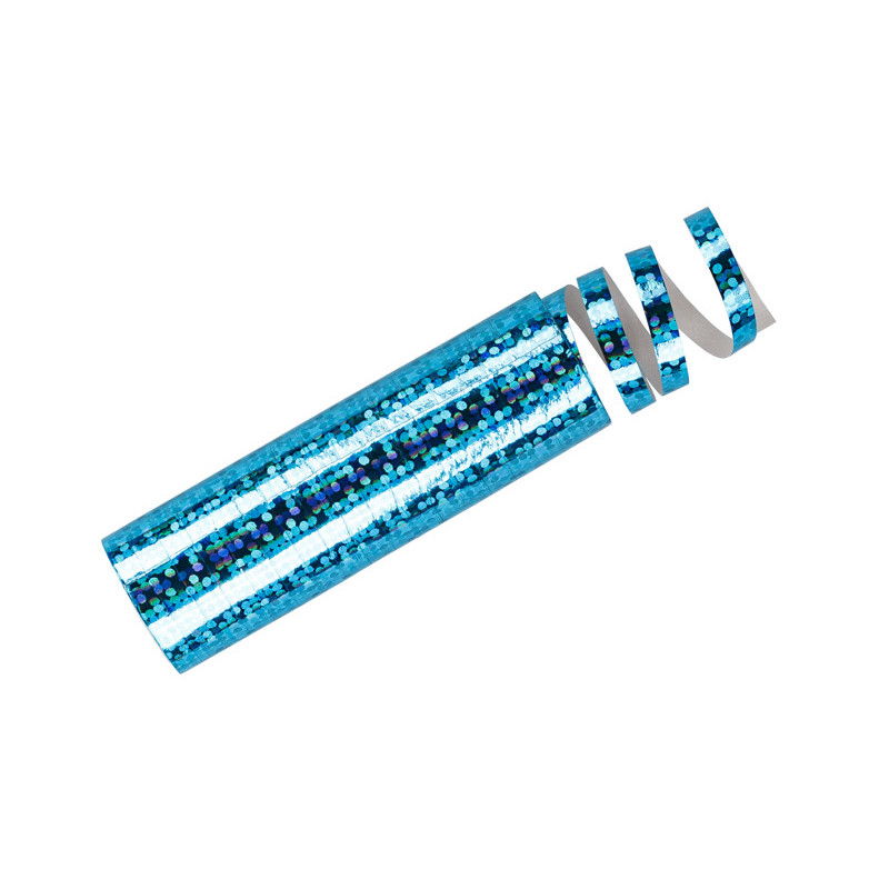 Holographic Streamers, light blue, 3.8 m (1 pkt / 18 pc.) Holographic Streamers, light blue, 3.8 m (1 pkt / 18 pc.)