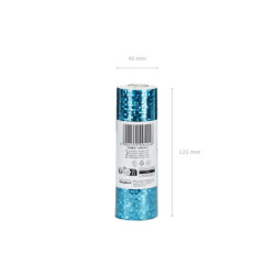 Holographic Streamers, light blue, 3.8 m (1 pkt / 18 pc.) Holographic Streamers, light blue, 3.8 m (1 pkt / 18 pc.)