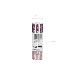 Holographic Streamers, light pink, 3.8 m (1 pkt / 18 pc.) Holographic Streamers, light pink, 3.8 m (1 pkt / 18 pc.)