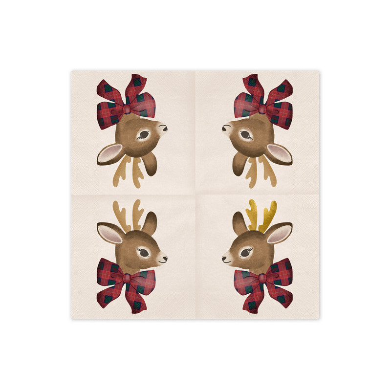 Deer Napkins, 33x33 cm, mix (1 pkt / 12 pc.) Deer Napkins, 33x33 cm, mix (1 pkt / 12 pc.)