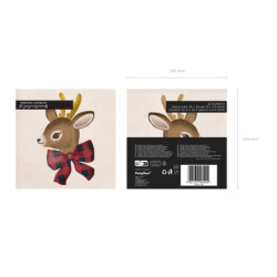 Deer Napkins, 33x33 cm, mix (1 pkt / 12 pc.) Deer Napkins, 33x33 cm, mix (1 pkt / 12 pc.)
