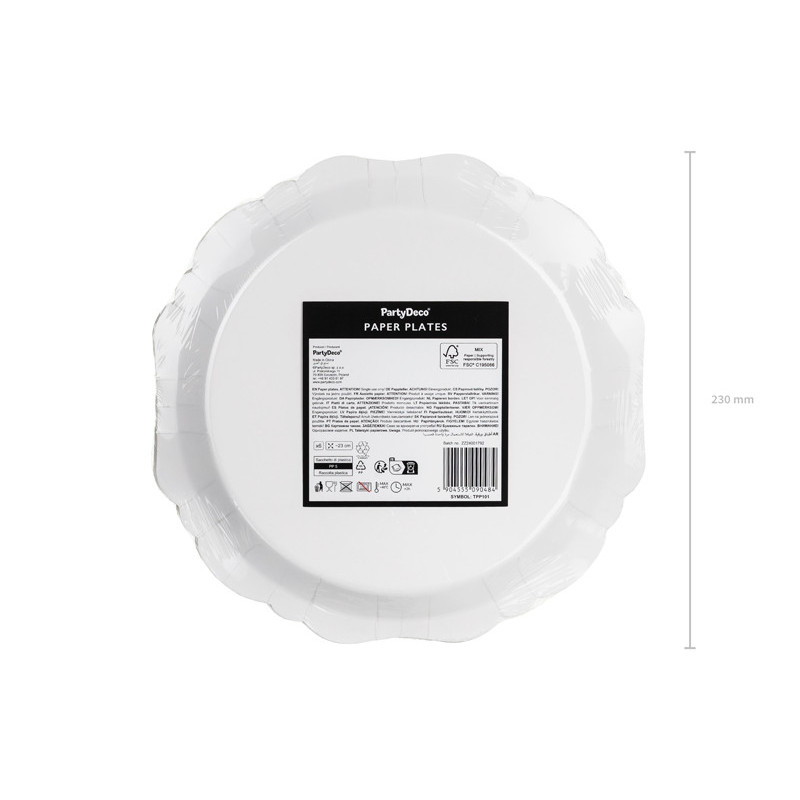 Spider Plates, 23 cm, mix (1 pkt / 6 pc.) Spider Plates, 23 cm, mix (1 pkt / 6 pc.)