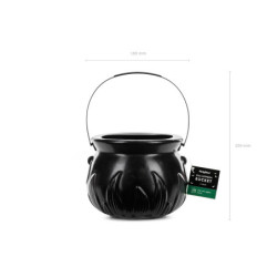 Cauldron Pot bucket, 18x13.5cm, black Cauldron Pot bucket, 18x13.5cm, black