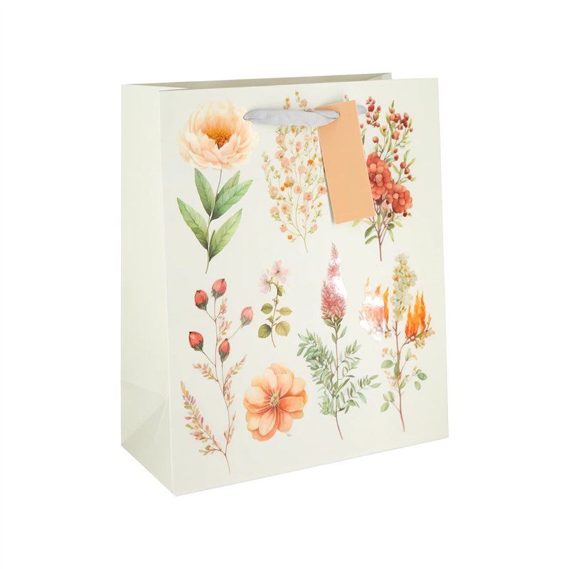Gavepose med Motiv af Sommerens Blomster 35x44x11,5 cm – Luksuriøs og festlig indpakning Gavepose med Motiv af Sommerens Blomster 35x44x11,5 cm – Luksuriøs og festlig indpakning