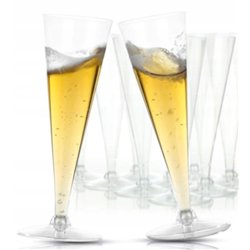 160 stk. Champagneglas i Krystallinsk Design - Genbrugelige og Elegante for Enhver Fest 160 stk. Champagneglas i Krystallinsk Design - Genbrugelige og Elegante for Enhver Fest