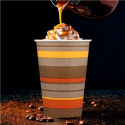 1000 stk Luksus Papkrus Krakow Mix Striber 360ml – Perfekt til farverige kaffeoplevelser 1000 stk Luksus Papkrus Krakow Mix Striber 360ml – Perfekt til farverige kaffeoplevelser
