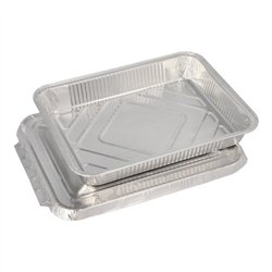 50 stk. Alubakker 930 ml Sølv 22,5x17,7x3 cm – Tilbered og opbevar med stil 50 stk. Alubakker 930 ml Sølv 22,5x17,7x3 cm – Tilbered og opbevar med stil