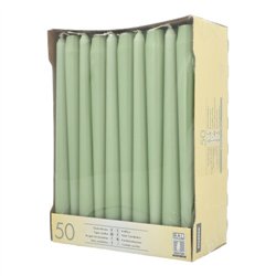 50 stk. Jadegrøn Antiklys 25 cm – Skab ro og elegance til din fest 50 stk. Jadegrøn Antiklys 25 cm – Skab ro og elegance til din fest